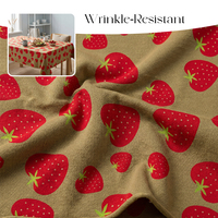Tissu imprimé en coton léger et respirant pour vêtements d'été et textiles de maison