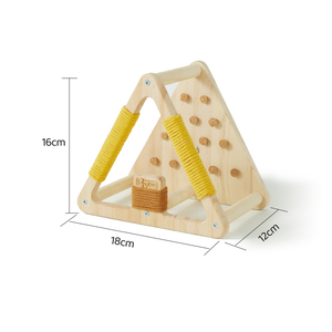 Yee Parrot Stand Perch Juguete de Madera <span class=keywords><strong>para</strong></span> Masticar y Afilar Garras y Picos <span class=keywords><strong>para</strong></span> Cacatúas, Agapornis, Periquitos, Conures y Suministros <span class=keywords><strong>para</strong></span> Jaulas de Aves - Product Image 6