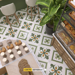 Azulejos Decorativos de Pared con Diseño de Flores y Pájaros, 600x600, Antideslizantes, para Piso, Venta al Por Mayor - Product Image 4