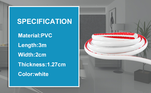 Bande <span class=keywords><strong>de</strong></span> calfeutrage imperméable auto-adhésive <span class=keywords><strong>de</strong></span> garniture <span class=keywords><strong>de</strong></span> moulage pour coin <span class=keywords><strong>de</strong></span> bord <span class=keywords><strong>de</strong></span> mur - Product Image 5