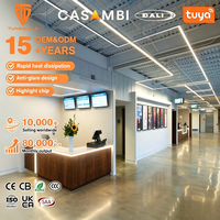Lampu Linear LED Anti Silau Industri Dalam Ruangan dengan Casing Aluminium Alloy Berkualitas Tinggi, Laris Manis, Bersertifikasi CE