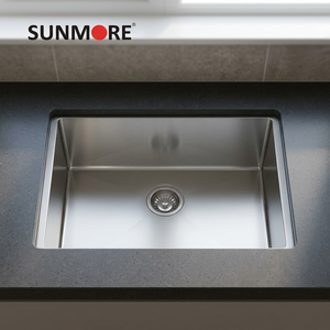 Top Quality Stainless Steel Single Bowl <b>Kitchen</b> <b>Sink</b> Handmade Deep Bowl Polished Surface Strong Durable <b>Kitchen</b> <b>Sink</b> - Product Image 1