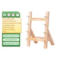 Support de rangement pour couteaux en bois, présentoir à couteaux de cuisine, pour cuisine, boutique, bureau, table à manger, 4 niveaux