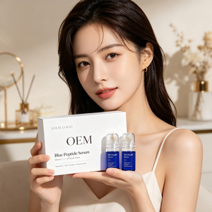 Sérum personnalisé à l'acide hyaluronique et aux peptides bleus, essence micro-affinante pour la peau, complexe GHK Cu, lisse les ridules, renouvelle la texture de la peau - Product Image 4