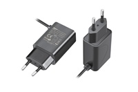 Adaptador de CC ABS de entrada de enchufe coreano/UE para fuente de alimentación CCTV 100-240V 5V 1A 2A salida 50-60Hz concierto de frecuencia aprobado por KC