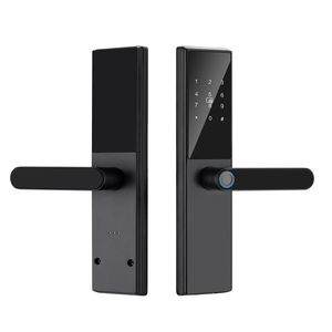 TTlock APP WiFi Serrure de <span class=keywords><strong>porte</strong></span> intelligente Empreinte digitale Mot de passe numérique Cerraduras Intelligent Alliage d'aluminium Stockage de données en nuage Appartement - Product Image 1