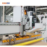 Máquinas para Fabricación de Puertas de Muebles de Madera Kingiso, Router CNC ATC, Máquina de Corte de Madera