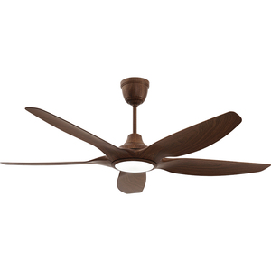 Hiện Đại 5-Cánh Quạt Trần 52 Inch ABS Lưỡi Cho Ngoài Trời Khách Sạn Phòng Khách Phong Cách Hộp Cài Đặt LED Ánh Sáng - Product Image 1