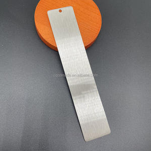 130厘米长金属书签空白个性化金属雕刻银书签 - Product Image 4