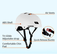Casque de vélo VTT avec visière Design personnalisé Lumière LED Casques de cyclisme Sport Casque adulte