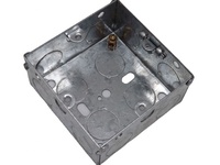 Types de boîte de jonction électrique 3*6 3*3 1 + 1 + 1 boîte en fer boîte de commutation en acier couleur argent