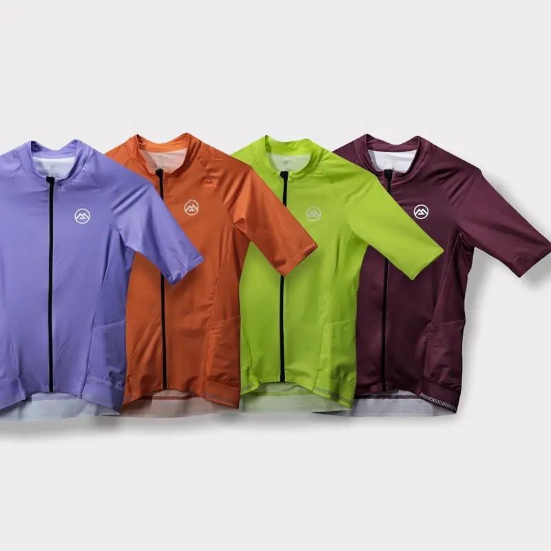 Camisetas de ciclismo personalizadas para hombre, ropa de ciclismo profesional de manga corta en blanco, venta al por mayor
