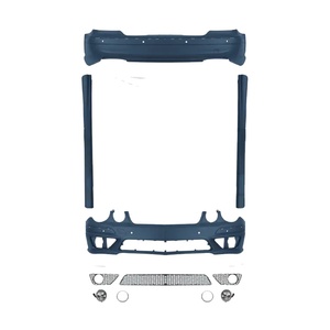 Kit Carrozzeria XT di Alta Qualità per <span class=keywords><strong>Mercedes</strong></span>-Benz <span class=keywords><strong>Classe</strong></span> E 2004-2008 <span class=keywords><strong>W211</strong></span>, Aggiornamento al Modello AMG63, Paraurti Anteriore e Posteriore, Minigonne Laterali - Product Image 1