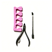 Kit de manucure et pédicure portable, outils professionnels en acier inoxydable pour le soin des ongles, ensemble d'outils pour le soin personnel des ongles