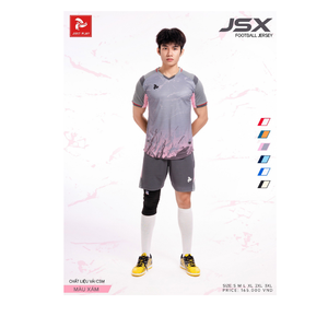 Conjunto de camisetas de fútbol personalizadas de alta calidad, buen precio, impresión por transferencia de calor, etiquetas uniformes, 100% poliéster, Unisex, Just Play - Product Image 1