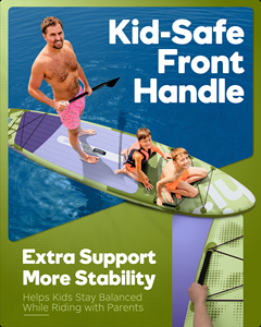 11'6''x35''x6'' Inflatable Stand up Paddleboard for Families All Accessories Included Drop Stitch Material Yoga Water Sports HW1 - Product Image 3