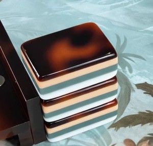 Juego de Fichas de Mahjong Americano de Acrílico de Alta Calidad, Diseño de Loto Blanco, Portátil, Duradero y Ecológico, 2026 - Product Image 1
