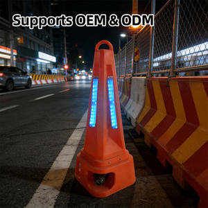 Cono de Tráfico LED Recargable 90-B con Control Remoto, Luz de Advertencia Audible y Baliza Intermitente, Compatible con OEM y ODM - Product Image 4