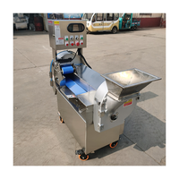 Machine à couper les tomates et les légumes multifonctionnelle à double tête pour couper les oignons verts, les choux et les pommes de terre.