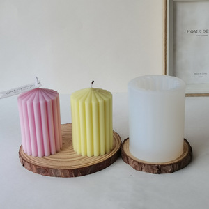 Eco-Friendly Easy Release Soft Silicone Non-Toxic Heat Resistant DIY <strong>Resin</strong> Molds <strong>Strips</strong> Tapered Cylinder Candle Making Molds - Product Image 4