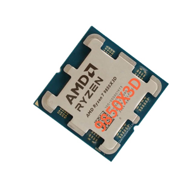 Original New AMD Ryzen 7 9850X3D 8-Core AM5 Desktop Gaming CPU
