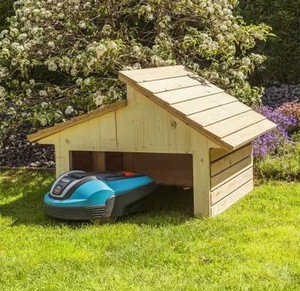 Abri de jardin en bois pour tondeuse robotisée, abri de rangement extérieur étanche pour tondeuse robotisée <span class=keywords><strong>Automower</strong></span> - Vente chaude - Product Image 1