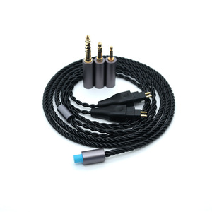 Headphone <b>Replacement</b> Cable 1.2m Nylon Audio Cable With Interchangeable <b>Plugs</b> For Sennheiser HD580 HD650 HD660 HD600S - Product Image 4