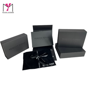 Princess Peprah Rigid Paperboard <b>Box</b> Matte Finish Hot Stamping Custom Logo Cosmetic Packaging High-End Rectangle Design - Product Image 2