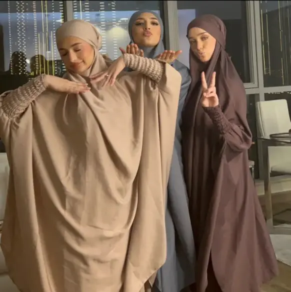 Venda quente jilbab abaya oração muçulmana vestido mulheres jilbab muçulmano vestido 10 cores disponíveis África roupas