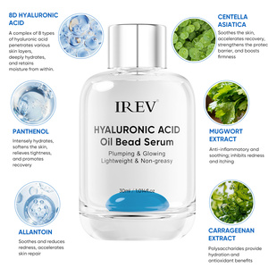 Suero Facial OEM de Marca Privada con Ácido Hialurónico en Perlas, Hidratante y Reafirmante, Reparador de la Piel, Relleno y Luminoso, Refrescante - Product Image 6