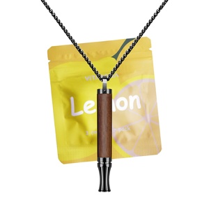 Rose Personal Woodentherapeutic <b>Lavender</b> Allergy Relief Essential Oil <b>Diffusing</b> Rare Essence Aromatherapy Pen Inhaler Necklace - Product Image 3
