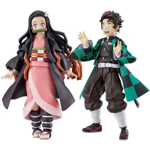 4 Stijlen Demon Slayer Anime Figuur # 508-dx Nezuko Kamado #498 Agatsuma Zenitsu F522-DX 553 # Kimetsu No Yaiba Beeldje Pop Speelgoed