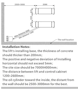 Plateforme élévatrice à ciseaux hydraulique ultra-mince de 4 tonnes avec certification CE, élévateur automobile de qualité commerciale doté d'une hauteur de levage maximale de 1800 mm - Product Image 5