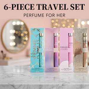 Set da Viaggio di 6 Profumi da Donna, Fragranza Rinfrescante a Lunga Durata, 6 Profumi Unici in Formato Mini per Uso Quotidiano - Product Image 3