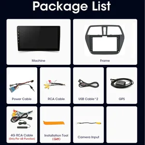 Autoradio multimédia vidéo Android 13 2 Din pour <span class=keywords><strong>Suzuki</strong></span> SX4 <span class=keywords><strong>S</strong></span>-<span class=keywords><strong>Cross</strong></span> 2014-2021 <span class=keywords><strong>Carplay</strong></span> Navigation GPS Stéréo Autoradio - Product Image 6