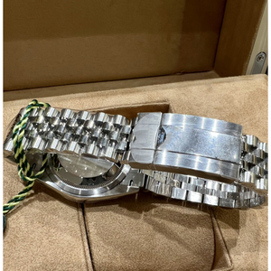Montre de luxe de créateur en acier inoxydable 904L avec logo personnalisé, cadran arabe de 41 mm, chronographe ETA, étanche à 10 bars, haut de gamme - Product Image 4