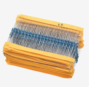 Resistencia de Película Metálica de 1/4W, Tolerancia del 1%, Kit Surtido de Resistencias de 5 Anillos de Color, 30 Valores Comunes, 20 Piezas de Cada Uno, Componentes Electrónicos - Product Image 1