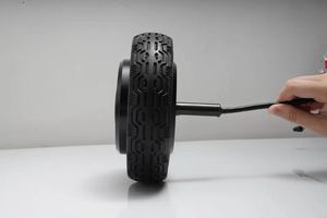 Ampstech 6,5 pulgadas 7Nm 24Dc <span class=keywords><strong>carretilla</strong></span> eléctrica Hub Motor sin escobillas Dc Motor <span class=keywords><strong>rueda</strong></span> de eje único con calidad al por mayor - Product Image 6