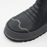 Bottes de sécurité industrielles de haute qualité S5 anti-écrasement avec embout en acier, semelle intermédiaire anti-perforation, imperméables en caoutchouc et néoprène