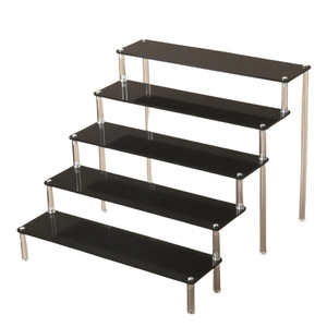Tp1001 <b>Acrylic</b> <b>Display</b> Stand 20cm X 15.3cm 3 Tier Black Desktop Storage Rack For Figurines Blind <b>Boxes</b> - Product Image 5