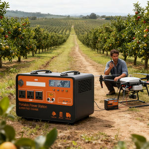 Station d'alimentation portable au lithium ternaire à onde sinusoïdale pure, charge solaire, démarreur de voiture à charge rapide XT90, 2500+ cycles - Product Image 5