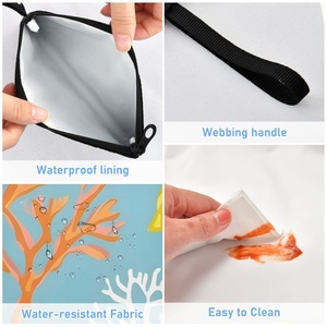 Bolsas de Almacenamiento de Alimentos Impermeables con Cierre, Reutilizables para Sándwiches y Bocadillos, con Logotipo Personalizado, Juego de Bolsas Térmicas para Almuerzo - Product Image 4