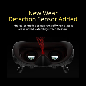 Gafas Caddx Walksnail Avatar 1080P 100Hz OLED FPV 5.8GHz con Seguimiento de Cabeza Integrado, Material EVA, Alcance Superior a 4km, 50 FOV - Product Image 4