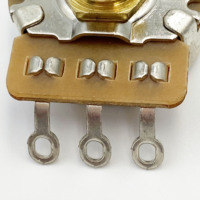 Potentiomètre de guitare CTS 16MM à axe en cuivre A250K B250K A500K B500K pour le contrôle du volume et du tonalité des guitares électriques