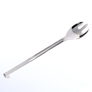 DFU223 Pasta Spoon Server 3 Prongs Heat Resistant Design Fork Soup Serving Spoon Set Handle Tray Made in China - Product Image 4