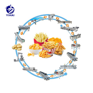 Ligne de friture commerciale continue <span class=keywords><strong>pour</strong></span> <span class=keywords><strong>frites</strong></span> surgelées, gaufres <span class=keywords><strong>frites</strong></span>, bandes de manioc et blocs d'igname - Product Image 2