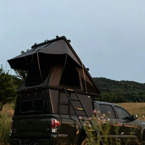 Tente de toit rigide pour 4 personnes, toutes saisons, légère, pour camping familial, avec fenêtre, tente de toit rechargeable pour SUV et Jeep - Product Image 1