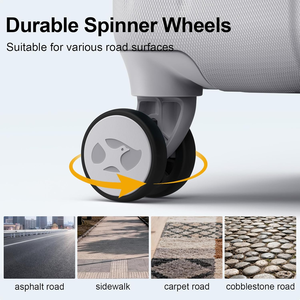 Valigia da viaggio di alta qualità IT in tessuto Oxford impermeabile, leggera, da 20/24/28 pollici, con cerniera, di grande capacità - Product Image 3