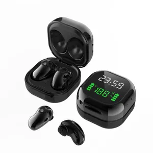 TWS S6 più Cuffie Senza Fili di Tocco di Controllo 9D Stereo Auricolari Bluetooth v5.0 Con Microfono Sport Auricolari Impermeabili