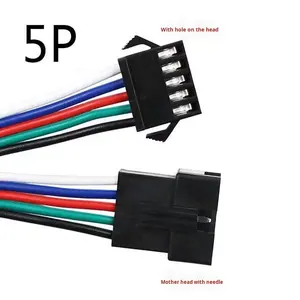 Maßgefertigter JST SM 3-Pin LED-Licht Stecker Buchse Kabel Crimpanschluss Steckverbinder Kabelbaum Adapter - Product Image 6